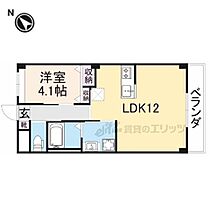 グリシーナ 101 ｜ 大阪府枚方市長尾元町７丁目（賃貸アパート1LDK・1階・40.50㎡） その2