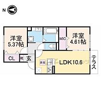 奈良県奈良市押熊町（賃貸アパート2LDK・2階・50.42㎡） その2