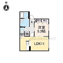 アガーペかなはし 106 ｜ 奈良県橿原市曲川町（賃貸アパート1LDK・1階・41.70㎡） その2