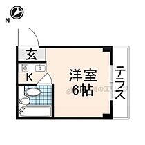 大阪府枚方市新之栄町（賃貸アパート1R・1階・14.00㎡） その2