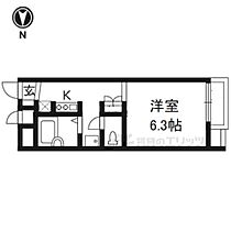 大阪府枚方市渚元町（賃貸アパート1K・2階・20.37㎡） その2