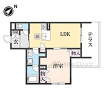 奈良県奈良市学園中２丁目（賃貸マンション1LDK・1階・46.35㎡） その2