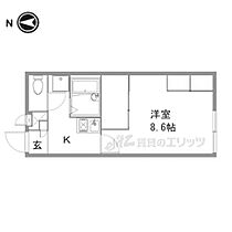 大阪府枚方市茄子作北町（賃貸アパート1K・1階・23.18㎡） その1