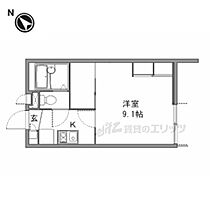 大阪府交野市星田５丁目（賃貸アパート1K・1階・14.82㎡） その2