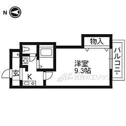 M'プラザ津田駅前11番館 1Kの間取図画像