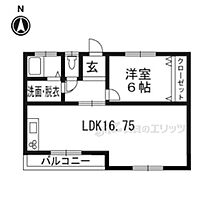 サンロイヤルマンション 302 ｜ 大阪府枚方市西禁野１丁目（賃貸マンション1LDK・3階・51.80㎡） その2