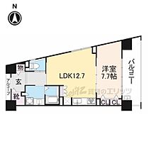 サンミット生駒ザ・ゲート  ｜ 奈良県生駒市山崎新町（賃貸マンション1LDK・6階・51.62㎡） その2