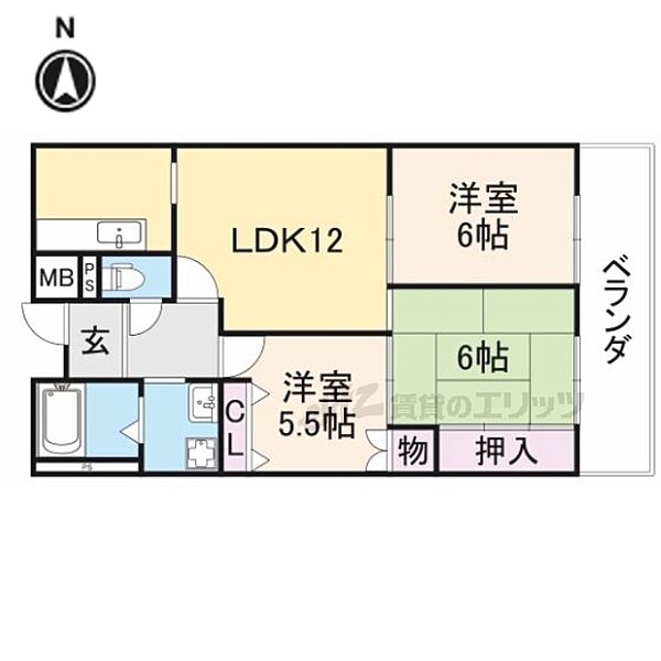 マンション新屋 105｜大阪府寝屋川市上神田２丁目(賃貸マンション3LDK・1階・66.47㎡)の写真 その1