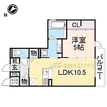 プラナス 301 ｜ 奈良県大和郡山市九条町（賃貸アパート1LDK・3階・42.86㎡） その2