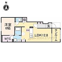 奈良県橿原市葛本町（賃貸アパート1LDK・1階・50.07㎡） その2