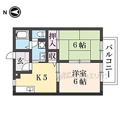 間取図画像 2DK