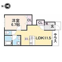 レジデンスガーデン 101 ｜ 奈良県大和高田市大字土庫（賃貸アパート1LDK・1階・44.95㎡） その2