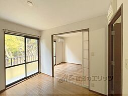 近鉄奈良線 近鉄奈良駅 バス12分 奈良佐保女子短大下車 徒歩2分の賃貸アパート 2階3Kのリビング/ダイニング