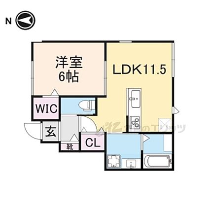 ウィズ大中II_間取り_0