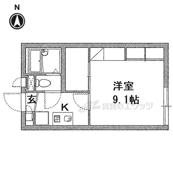 奈良県大和郡山市南郡山町(賃貸アパート1K・1階・22.09㎡)の写真 その2