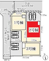 春日部市小渕第2　全3棟　2号棟