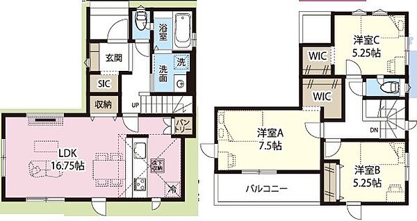 間取りを拡大表示