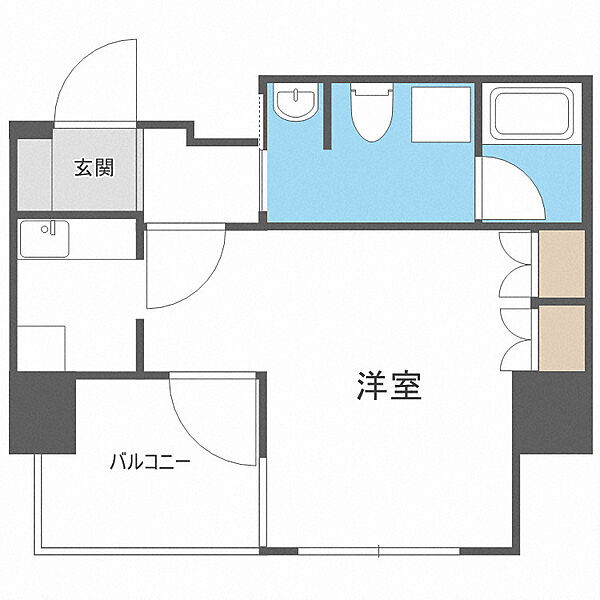 パウゼ東天満 ｜大阪府大阪市北区東天満1丁目(賃貸マンション1K・14階・25.03㎡)の写真 その2