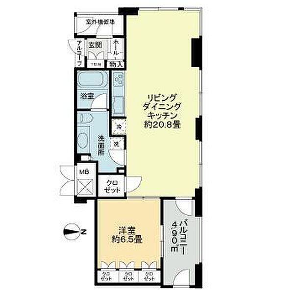 アーバンライフ御堂筋本町タワー ｜大阪府大阪市中央区南本町3丁目(賃貸マンション1LDK・9階・57.70㎡)の写真 その2