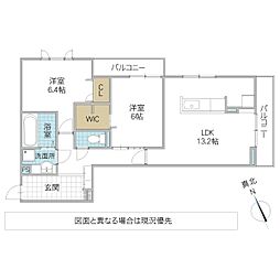 D’s LIEN B B号地 2階2LDKの間取り