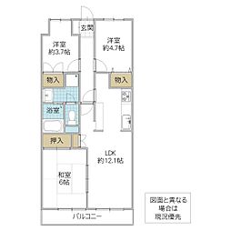 間取図画像 3LDK