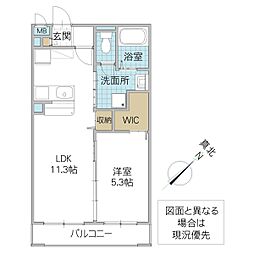 間取図画像 1LDK