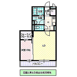間取図画像 1LDK