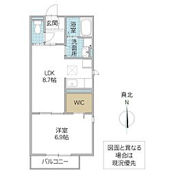 Maison Suzuki 1階1LDKの間取り