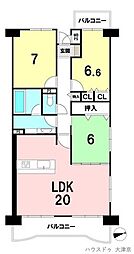 間取図画像 3LDK