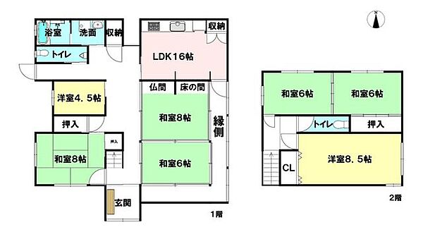 間取りを拡大表示