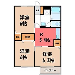 JR両毛線 伊勢崎駅 徒歩29分