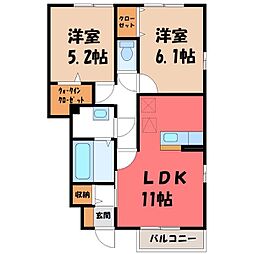 JR両毛線 国定駅 徒歩26分