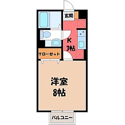 ナカイパレス A 2階/-