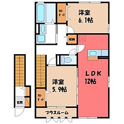 JR両毛線 前橋大島駅 徒歩18分