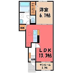 JR両毛線 伊勢崎駅 徒歩19分 1階/-