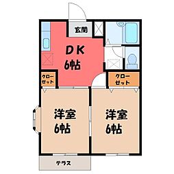 東武伊勢崎線 新伊勢崎駅 徒歩27分 1階/-