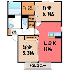 物件の間取り