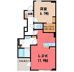 ヴィラ プラシード B 1階