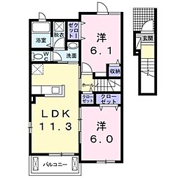 バレンタイン D 2階/-