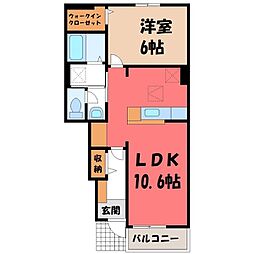 ラ・フォンテ II 1階/-