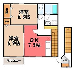 物件の間取り