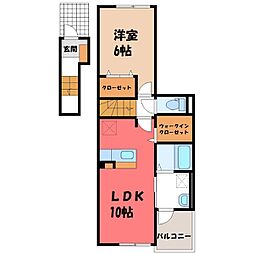 グランテラス1 1LDKの間取図画像