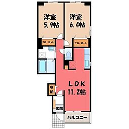 メゾン・フルール B 1階/-