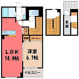クラール 島野 A 3階