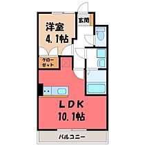 群馬県前橋市下大島町（賃貸アパート1LDK・2階・36.00㎡） その2