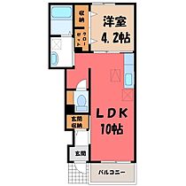 群馬県伊勢崎市東小保方町（賃貸アパート1LDK・1階・37.76㎡） その2