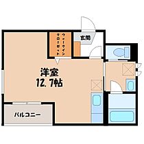 群馬県前橋市古市町（賃貸一戸建1R・1階・33.96㎡） その1