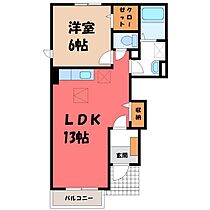 群馬県伊勢崎市八斗島町（賃貸アパート1LDK・1階・45.31㎡） その2