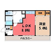 群馬県前橋市古市町（賃貸マンション1LDK・2階・35.70㎡） その2