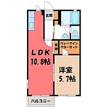 群馬県伊勢崎市今泉町1丁目（賃貸アパート1LDK・2階・40.30㎡） その1